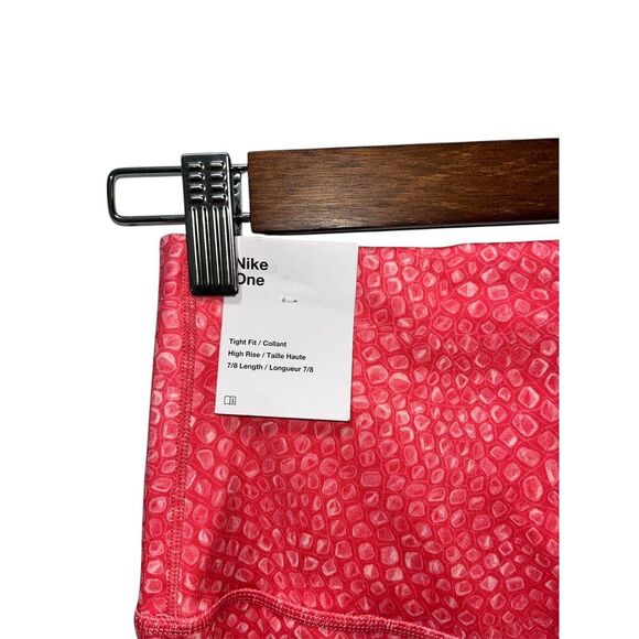 Nike Women's Dri-Fit 7/8 Printed Leggings Size Small Sea Coral Athletic - Picture 11 of 11